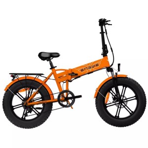 Elektrinis sulankstomas dviratis ENGWE EP - 2 PRO 750W Fat bike oranžinis
